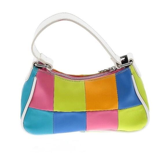 Delia’s patchwork shoulder bag 90s Y2k Nostalgia Colorful Indie - Picture 3 of 10